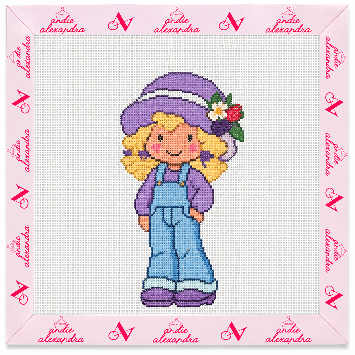 Angel Cake Needlepoint Canvas
