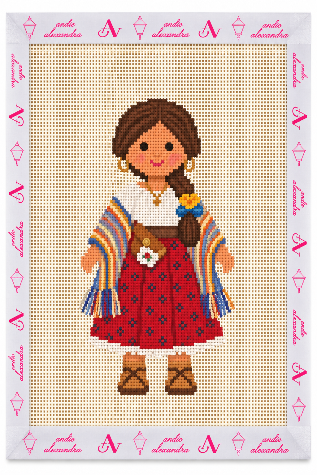 American Girl Josefina Needlepoint Canvas