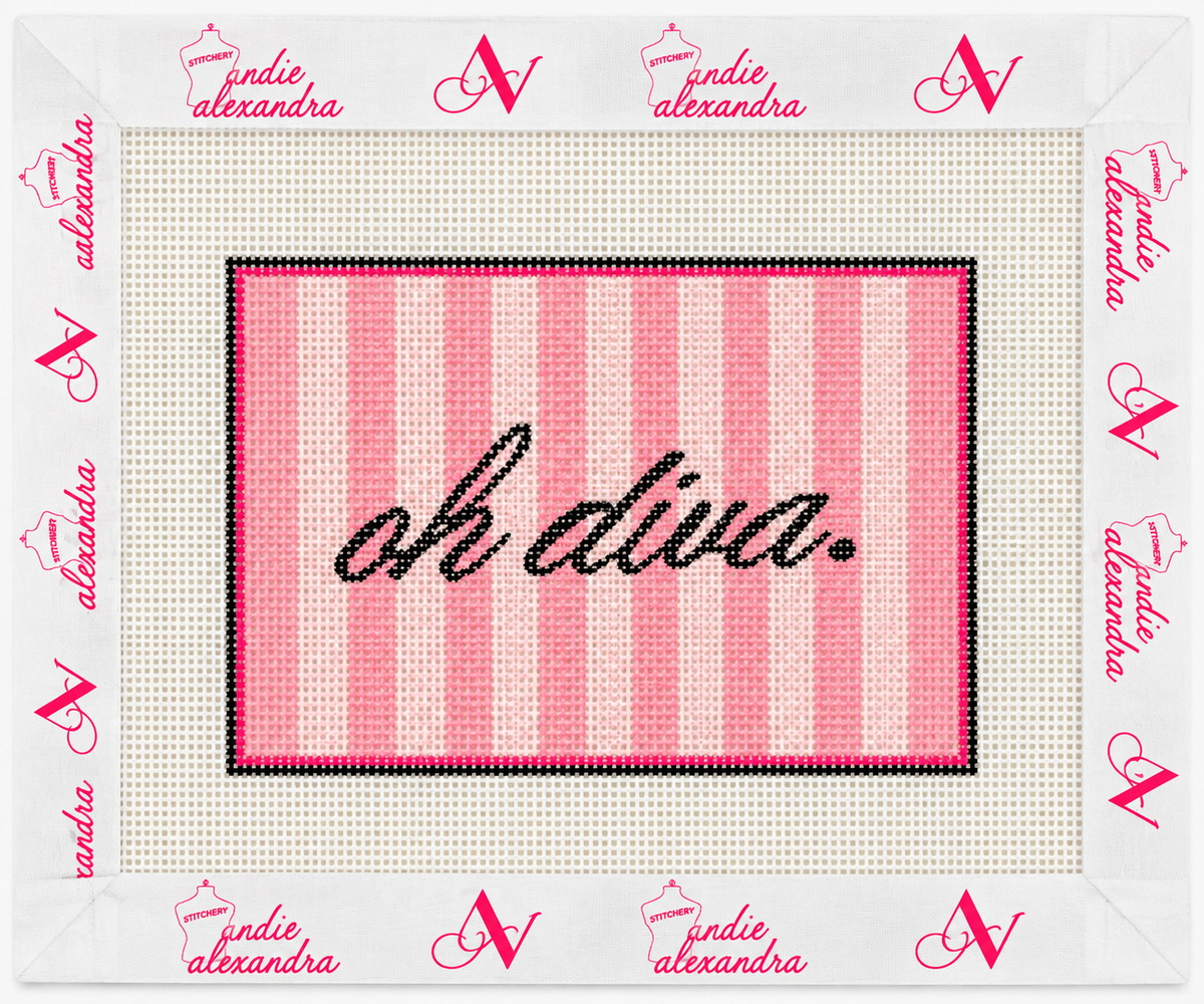 “Oh Diva” Needlepoint Canvas