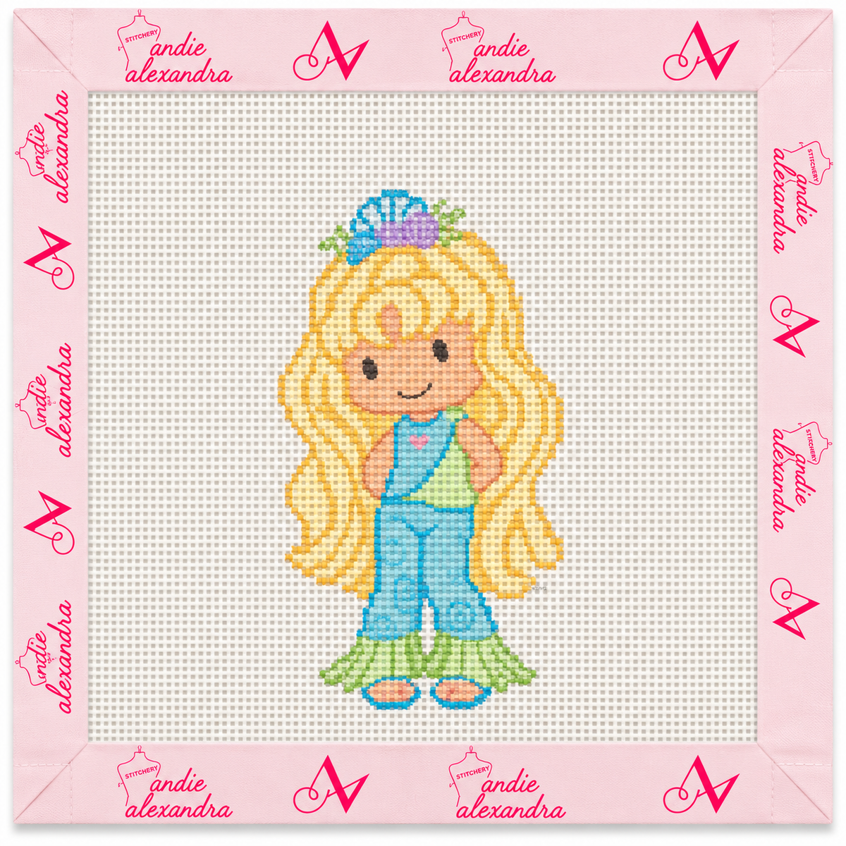 Seaberry Delight Needlepoint Canvas