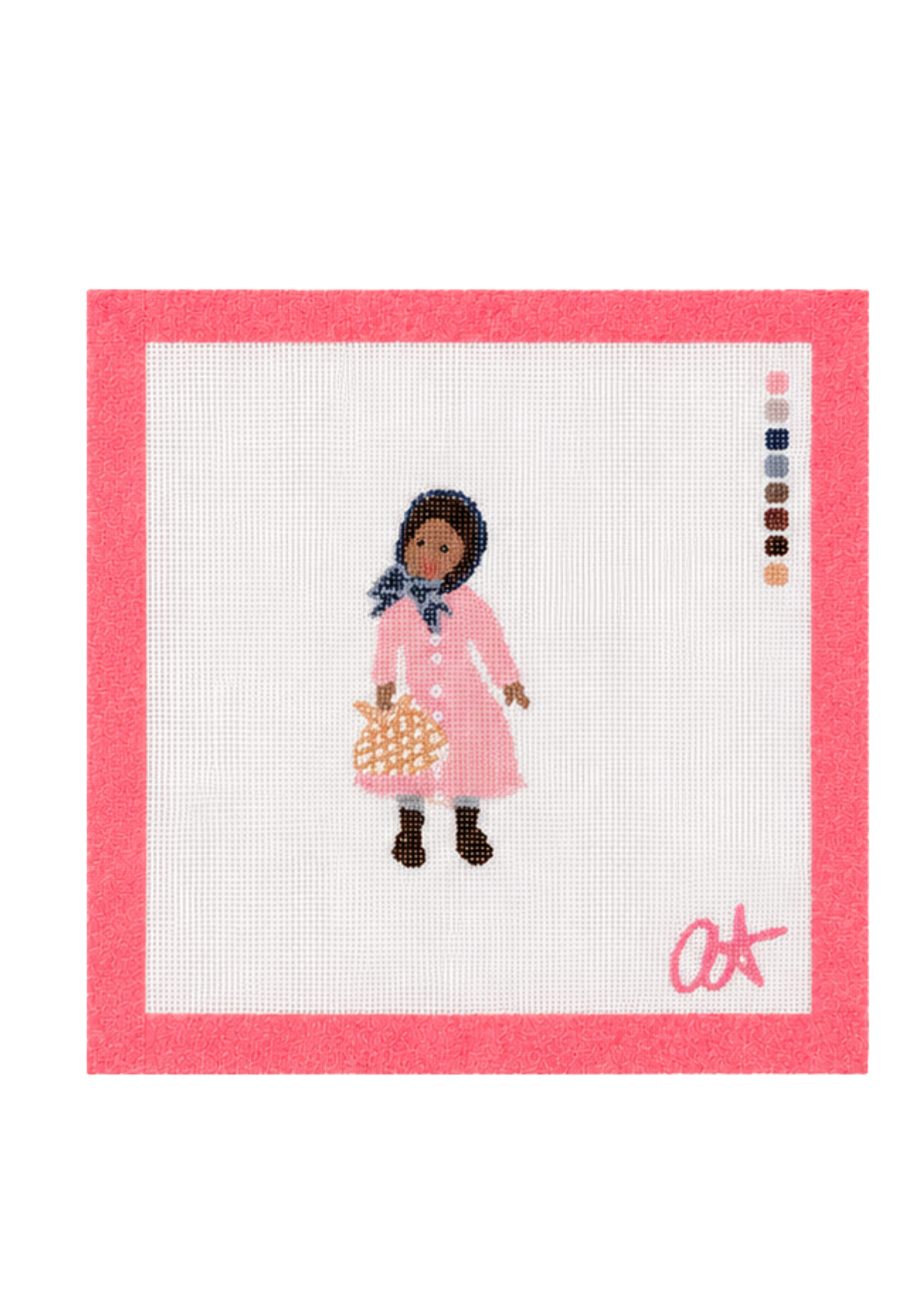 American Girl Addy Needlepoint Canvas