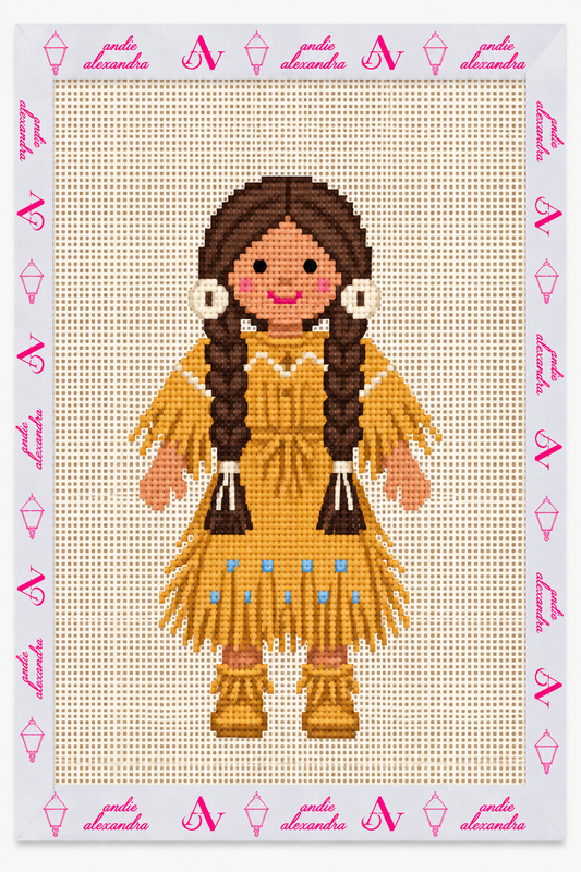 American Girl Kaya Needlepoint Canvas