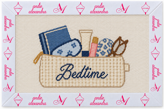 Bedtime Pouch Needlepoint Canvas