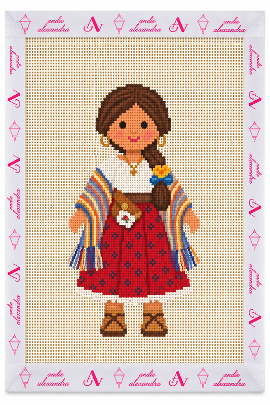 American Girl Josefina Needlepoint Canvas