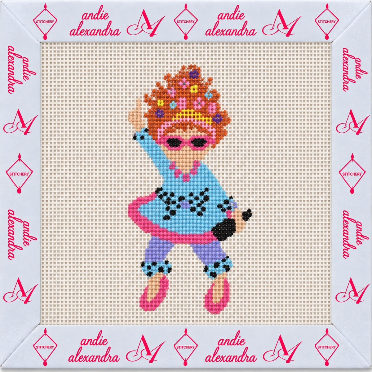 Fancy Nancy Needlepoint Canvas