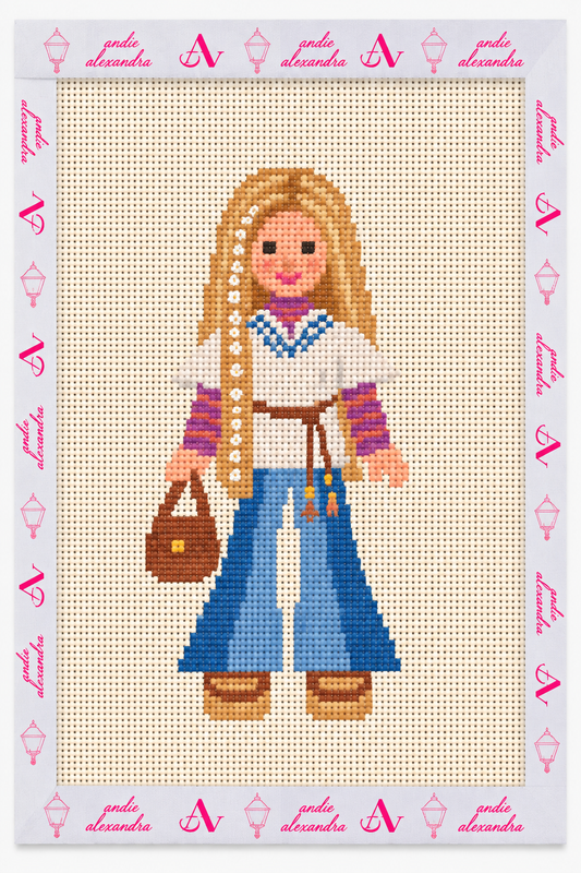 American Girl Julie Canvas