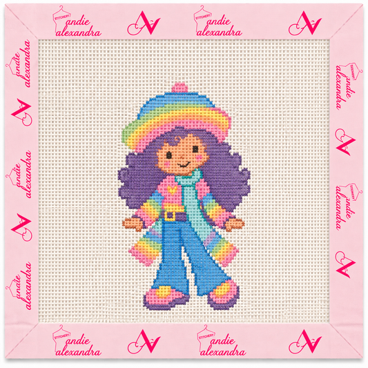Rainbow Sherbert Needlepoint Canvas